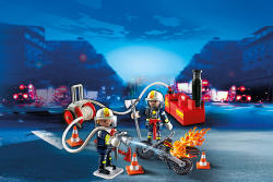 Playmobil Pompieri Cu Pompa De Apa (4825)