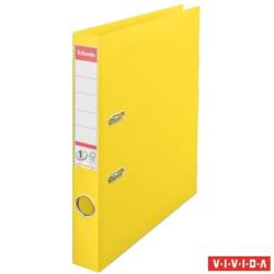 Esselte Standard Vivida Iratrendező 50 mm A4 PP/PP élvédő sínnel sárga (624074)