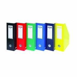 DONAU Iratpapucs 100 mm karton piros (7648P)