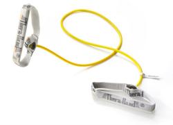 TheraBand Erősítő gumikötél flexibilis fogantyúval 1, 4 m, gyenge, sárga