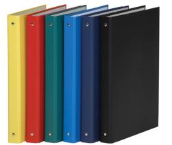 DONAU Gyűrűs könyv 4 gyűrű 35 mm A4 PP/karton zöld (3733Z)