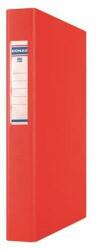 DONAU Gyűrűs könyv 4 gyűrű 40 mm A4 PP/karton piros (3735P)