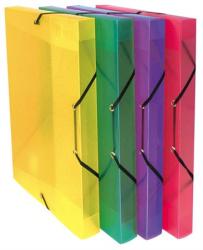 Viquel Propyglass Gumis mappa 30 mm A4 PP piros (IV021343)