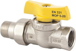MOFÉM Flexum 1/2˝ KB hollandis gáz gömbcsap (113-0066-10)