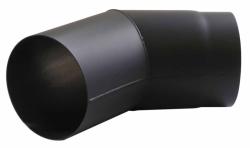  Acél füstcső könyök, 150 / 45°