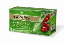 TWININGS Zöld Tea Áfonyás 25 filter
