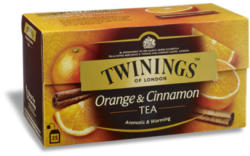 TWININGS Fekete Tea narancs-fahéj 25 filter