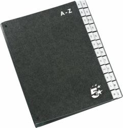 5 STAR Előrendező A-Z A4 karton fekete (907352)