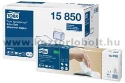 Tork N4 15850 Tork Xpressnap Soft szalvéta, fehér, 2réteg, 1/4 hajtott, 500db/csomag (15850)