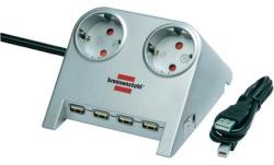 brennenstuhl 2 Plug + 4 USB 1,5 m (1153540122)