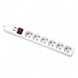 Platinet Omega 6 Plug + USB Plug 1,4 m Switch (OL6G15USB)