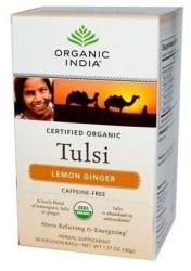 Organic India Tulsi Gyömbéres-Citromos Tea 18 filter