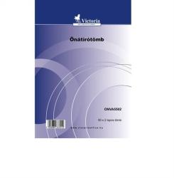 VICTORIA Önátírótömb, A5, 50x2 lap, VICTORIA PAPER (ONVA5502) - tutitinta