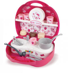 Smoby Hello Kitty utazó konyha 15 kiegészítővel (24383)