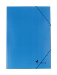 Victoria Gumis mappa A4 karton kék (IDPG04)