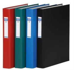 DONAU Gyűrűs könyv 2 gyűrű 40 mm A4 PP/karton kék (3734K)