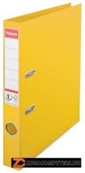 Esselte Standard Iratrendező 50 mm A4 PP/PP élvédő sínnel sárga (811410)