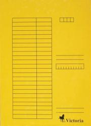 Victoria Pólyás dosszié A4 karton sárga (IDPI02)