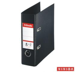 Esselte Standard Vivida Iratrendező 75 mm A5 PP/PP élvédő sínnel fekete (468670)