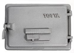 Totya FK-150H Tűztérajtó 310×220 mm (Totya 23 és Totya Titán kazánhoz, 8, 7kg) (totyafk-150h)