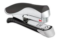 Maped Tűzõgép, 24/6, 26/6, 20 lap, MAPED "Ergologic Half-Strip", ezüst-szürke (IMA352511) - tutitinta