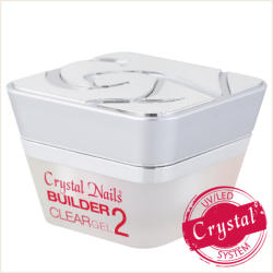 Crystal Nails - Crystal Builder Clear II. - Átlátszó időtakarékos építő zselé - 50ml