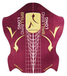 BrillBird - Duplaszárnyú sablon - LONG - 250db