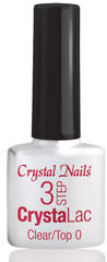 Crystal Nails - 3 STEP CrystaLac - Clear/Top 0 - 8ml