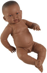 Llorens Fiú csecsemő baba sötét bőrű - 45 cm
