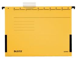 Leitz Alpha függőmappa oldalvédelemmel A4 karton sárga 25db (E19860015/25)