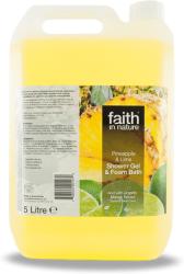 Faith in Nature Ananász-lime tus- és habfürdő 5 l