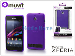 muvit miniGel Sony Xperia E1 D2005 case purple (I-SESKI0035)