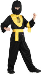 UNIKATOY Ninja sárkány, fekete-sárga - 120-130-as méret