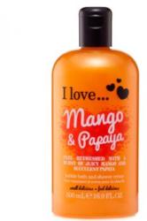 I Love Cosmetics Mango & Papaya tusfürdő 500 ml