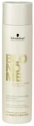 Schwarzkopf Blondme szőke ragyogás hajsampon meleg szőke hajra (Color Enhancing Blonde Shampoo Rich Caramel Revives Warm Blondes) 250 ml
