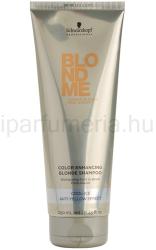 Schwarzkopf Blondme erősítő sampon a szőke hideg árnyalataiért (Color Enhancing Blonde Shampoo Cool-Ice Anti-Yellow Effect) 250 ml