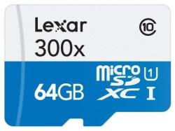 Lexar microSDXC 64GB C10 300x LSDMI64GBBEU300A