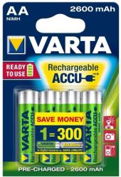 VARTA Rechargeable Accu AA 2600mAh (4)