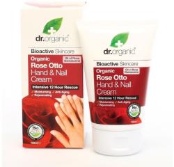 Dr. Organic Bio rózsa kéz és körömápoló krém 125 ml