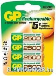 GP Batteries AA 2500mAh (4)