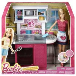 Mattel Barbie - Szoba babával - Konyha 2015 (CFB62)