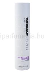 TONI&GUY Cleanse sampon a finom hajért (Shampoo for Fine Hair - Body&Volume) 250 ml