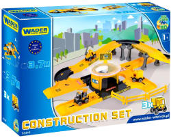 Wader Kid Cars 3D - Construction Set munkagépes autópálya 3.7m (53340)