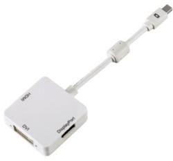 Hama 3in1 Mini DisplayPort-DVI-DisplayPort Converter 53245