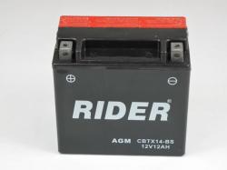 Rider AGM 12V 12Ah YTX14-BS