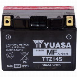 YUASA AGM 12V 11.2Ah left+ TTZ14S-BS