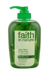 Faith in Nature Bio aloe vera és teafa folyékony kézmosó 300ml