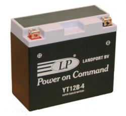 Landport AGM 12V 10Ah left+ YT12B-4