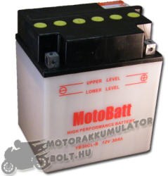 MotoBatt 12V 30Ah right+ YB30CL-B