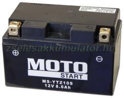 MotoStart GEL 12V 8.6Ah left+ YTZ10S